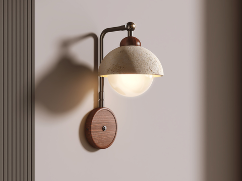 Wabi-sabi Style Wall Lamp