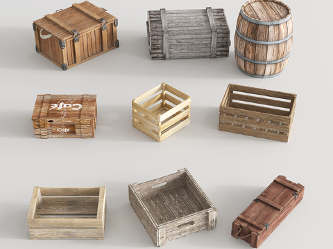 Modern Wooden Box Storage Box Toolbox Beer Box Outdoor Box