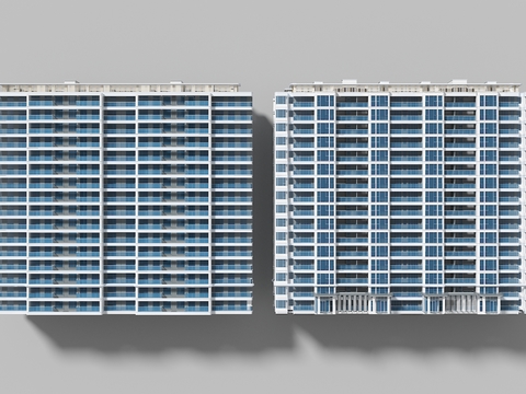 Residential commercial housing in high-rise residential quarters