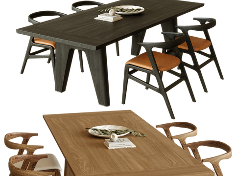 Flexform Dining Table and Chair