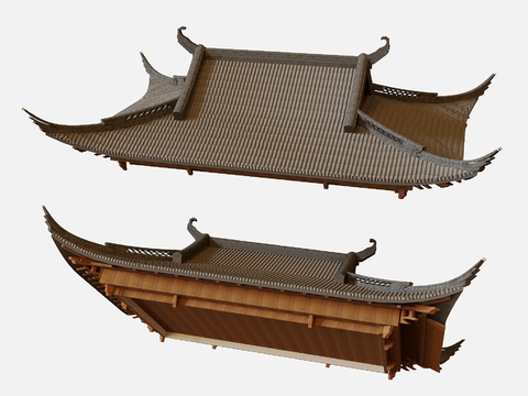 New Chinese Eaves Roof Tiles Eaves Cornice