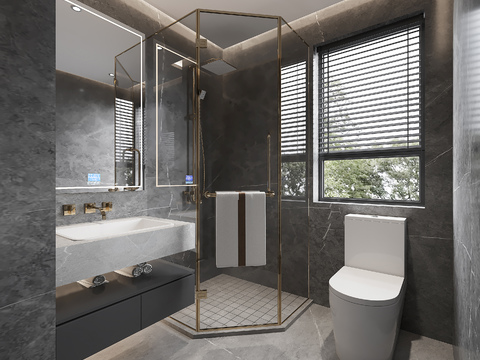 Affordable Luxury Style Toilet Bathroom