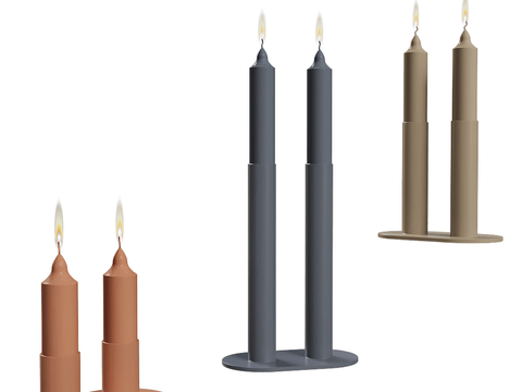 Delo Candlestick Lamp Candle