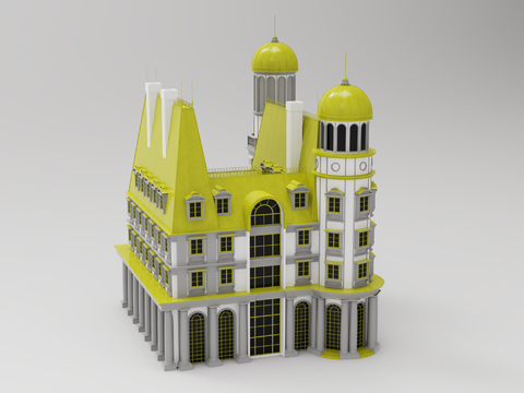 European Villa Castle Component