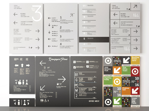 Floor Index Signs Guide Signs Guide Signs