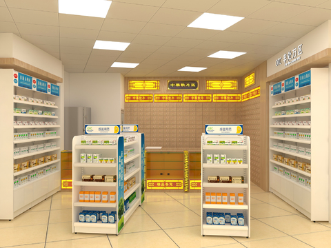 Chinese pharmacy pharmacy hundred sub-cabinet