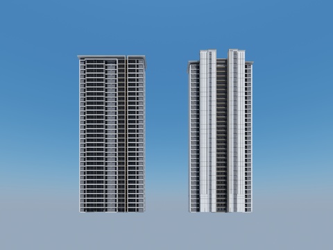 High-rise residential district residential small house