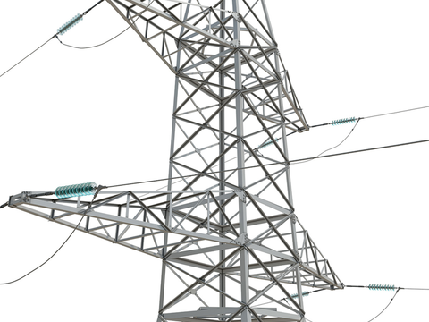 High voltage wire signal tower