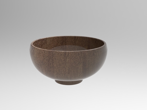 Rich wooden rice bowl lucky rice bowl free