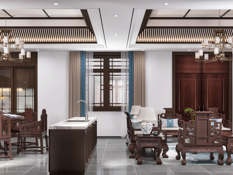 Chinese Living&Dining Room