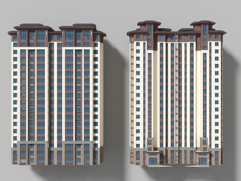 Residential commercial housing in high-rise residential quarters