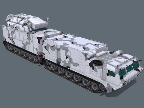 Tracked Transporter Truck Military Vehicle