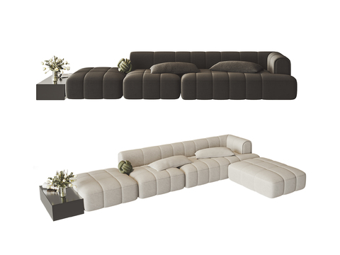 Cassina corner sofa multiplayer sofa