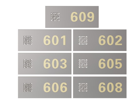 New Chinese-style Signs Room Number Signage Hotel House Number Residential Quarter Room Number House