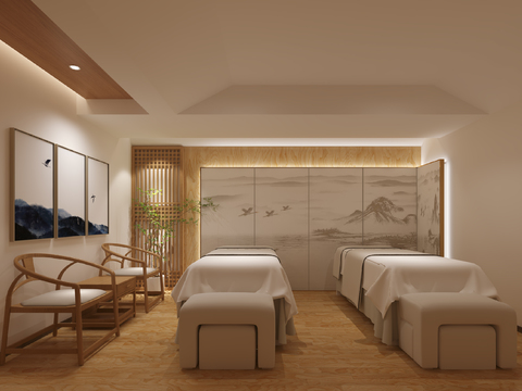 New Chinese Beauty Salon Health Hall