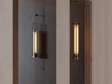 Strip wall lamp