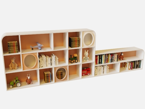 Children's Toy Cabinet Bookcase