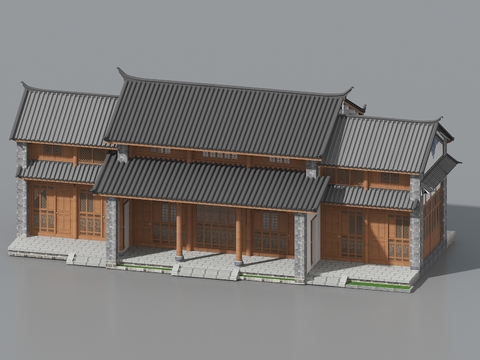 Chinese Folk Ancient Building