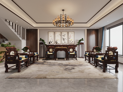 Chinese Living&Dining Room
