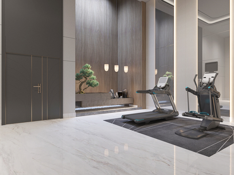 Company Lobby Fitness Area