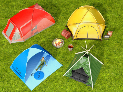 Outdoor camping tent