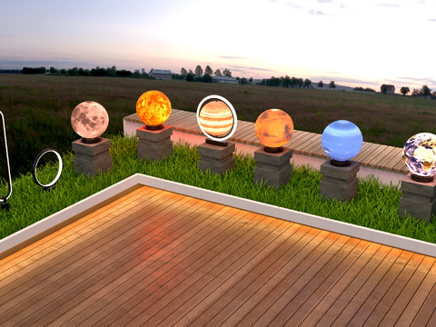 Planet light Lawn light Moon light Landscape light Garden light