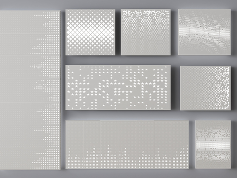 Perforated plate metal plate aluminum veneer punching plate