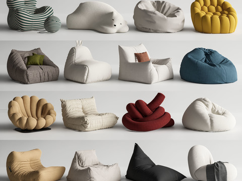 Modern Beanbag Casual Sofa