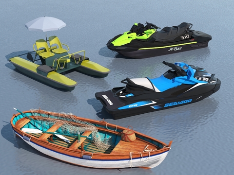 Speedboat Jet Ski Yacht Fishing Boat