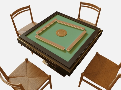 square table mahjong table