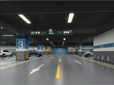 Indoor Parking Underground Garage