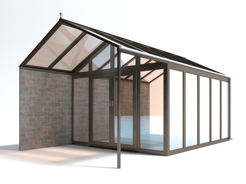 glass shed sun room balcony