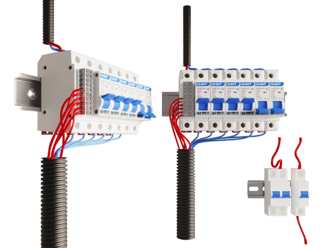 Electric gate air open circuit breaker circuit switch