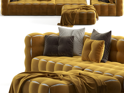 FENDI Modular Sofa Stitching Sofa