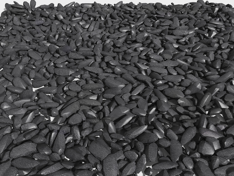 gravel landscape gravel black soft stone pebble