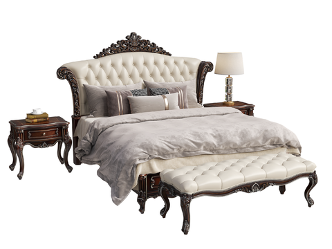 European-style double bed