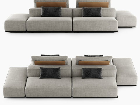 Poliform WESTSIDE card holder sofa double sofa