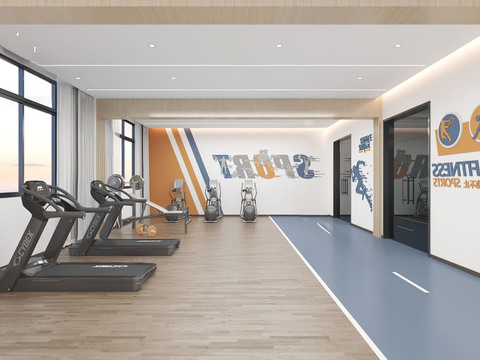 gym fitness place fitness equipment