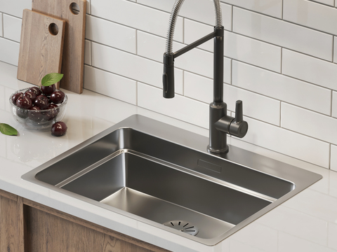 Stainless steel sink dish basin under counter basin