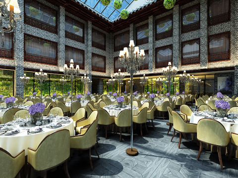 New Chinese Hotel Restaurant Ballroom