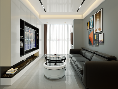 modern living room bedroom free