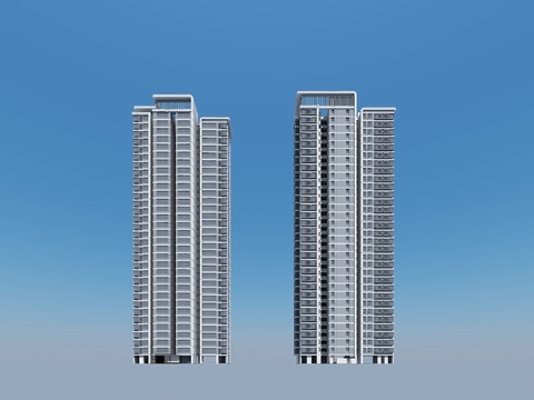 High-rise residential district residential small house