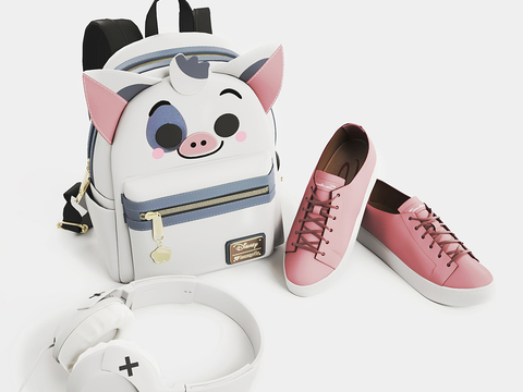 Children's school bag headset sneaker