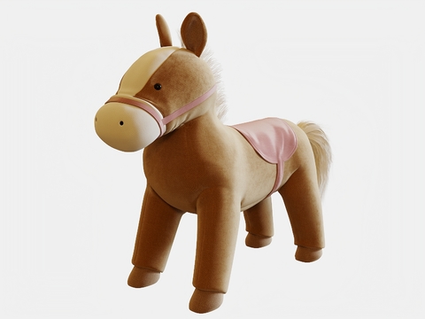 Pony cloth doll children's toy cartoon doll