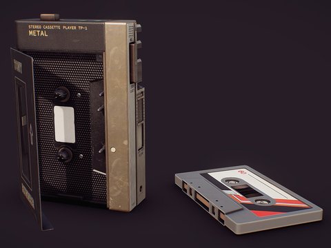 modern tape player