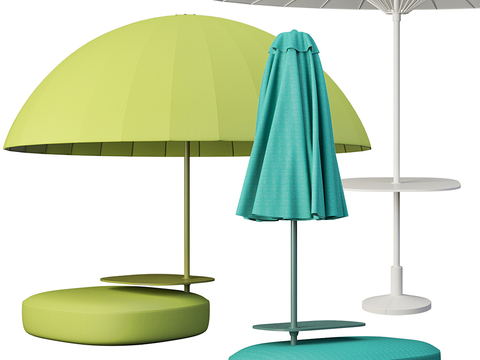 Sunshade Umbrella Seat Beach Umbrella