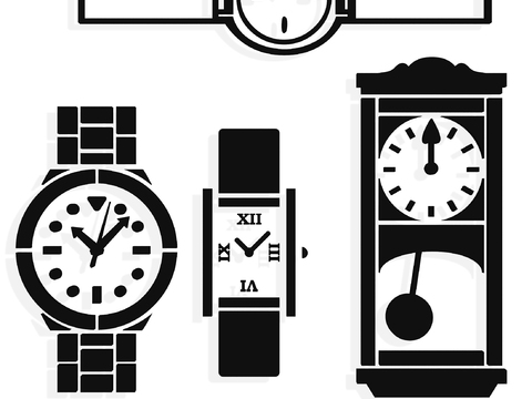 Watch clock icon