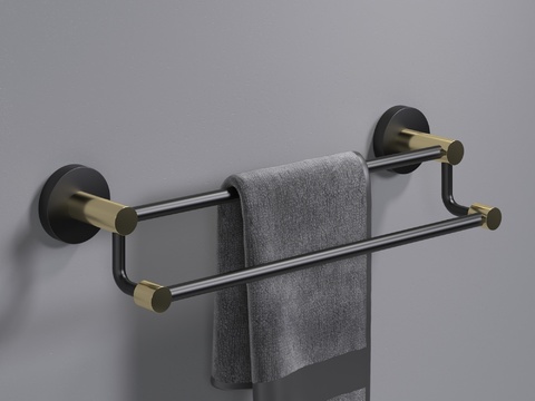 Bathroom products towel rack