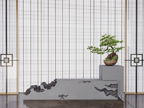 Chinese Style Display Stone Interior Landscape