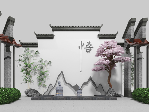 New Chinese Garden Landscape